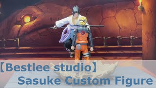 【Bestlee studio】-ナルト疾風伝- Naruto Shippuden Sasuke 1/12 Custom Figure