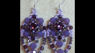 Dramatially Draped Earrings