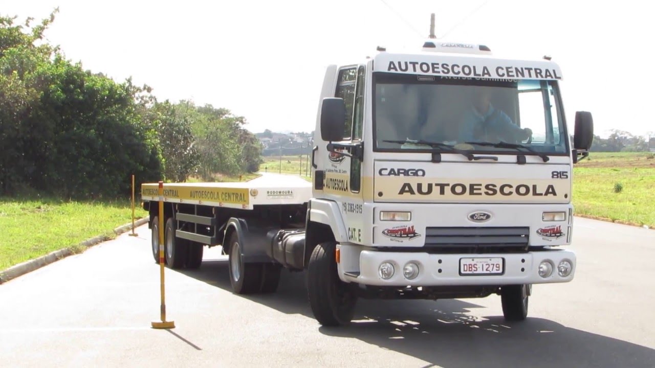baliza de categoria E auto escola central boituva - YouTube