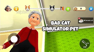 Bad cat simulator pet gameplay android