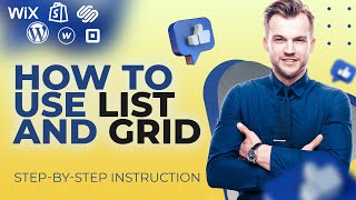 HOW TO СREATE WEBSITE? / How to use list and grids on WIX.СOM / Step By Step Tutorial For Beginners screenshot 3