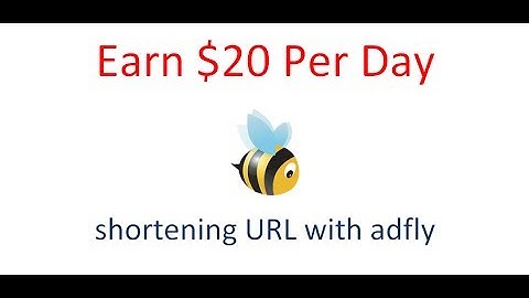 How to earn unlimited money by shortening URL with adfly