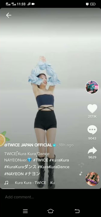lyn-twice nayeon kura kura dance