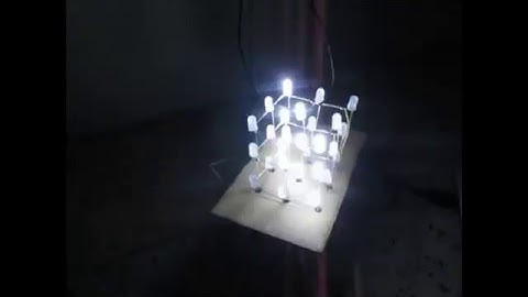 hướng dẫn làm led cube 3x3x3 với Arduino uno r3