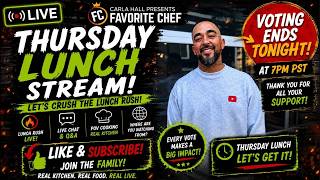 DON’T MISS IT! 🏆 THURSDAY LUNCH + VOTING ENDS 7 PM PST