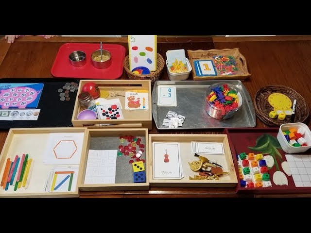 Montessori inspired learning activities and educational games for