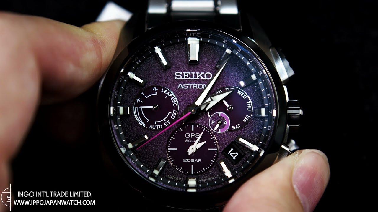Seiko Astron SBXC101/SSH101J1 Solar GPS 20 bar Watch | IPPO JAPAN WATCH -  YouTube