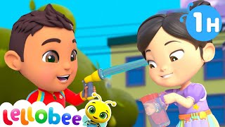 Splash Song | LELLOBEE | Nursery Rhymes &amp; Cartoons for Kids | Moonbug