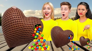 Big vs Medium vs Small Plates Challenge 🍽 | Funny Hacks &amp; Tricks by Multi Do Time.
