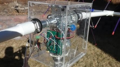 Amateur Radio Satellite Azimuth/Elevation Rotator in Action