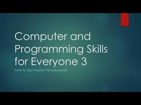 Computer and Programming Skills for Everyone 3 - YouTube