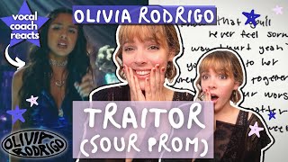 Vocal Coach Reacts to TRAITOR from the SOUR PROM by Olivia Rodrigo | she's my QUEEN