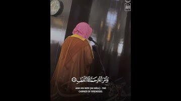 ﴿تَبَّت يَدا أَبي لَهَبٍ وَتَبَّ﴾ سورة المسد .. الشيخ مبارك الغيثي 🤍..