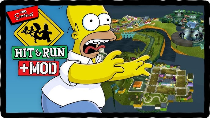 The Simpsons Hit & Run FULL Map in GARRY'S MOD! 