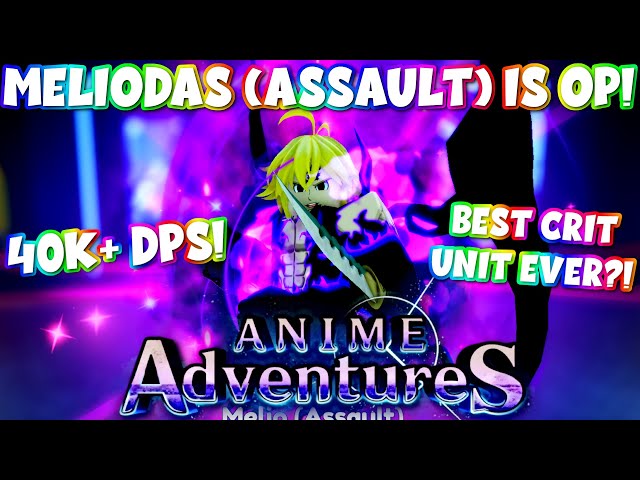 EVOLVING MELIODAS (Anime Adventures) #animeadventures #roblox