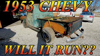 1953 Chevy 3100 Truck Sitting on The Plains of South Dakota!  Will it Run Again???