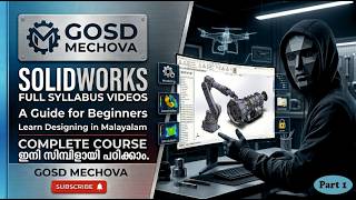 Introduction to Solidworks in Malayalam : Part 1 - Solidworks Welcome Window.