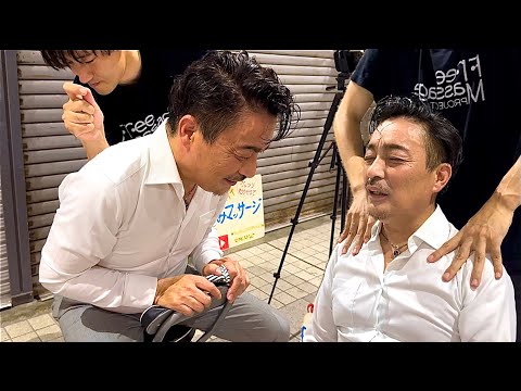 ASMR 肩と背中の硬いコリを取るガチガチ専門マッサージ！足ツボもやるよ！