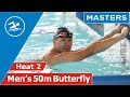 Alexey Andrukhan wins 50m Butterfly - Heat 2 / Belarus Masters Swimming 2020