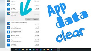 How Clear Data Pc  Apps | Pc Apps Clear data | windows app clear data laptop clear data screenshot 3