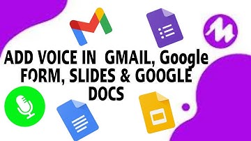 How to add voice note in Gmail, Google form, Google doc & Google Slide | insert voice note in gmail