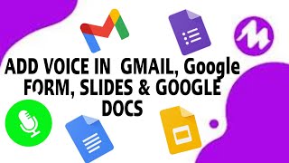 How to add voice note in Gmail, Google form, Google doc & Google Slide | insert voice note in gmail