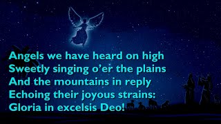 Angels We Have Heard On High (Tune: Gloria - 3vv) [with lyrics for cogregations]