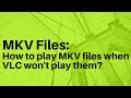 VLC is not playing audio of MKV file, how to solve it? Use Kodi Player instead