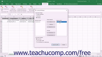 Acrobat Pro DC Creating PDFs in Excel, PowerPoint, and Word-Adobe Acrobat Pro DC Training Tutorial