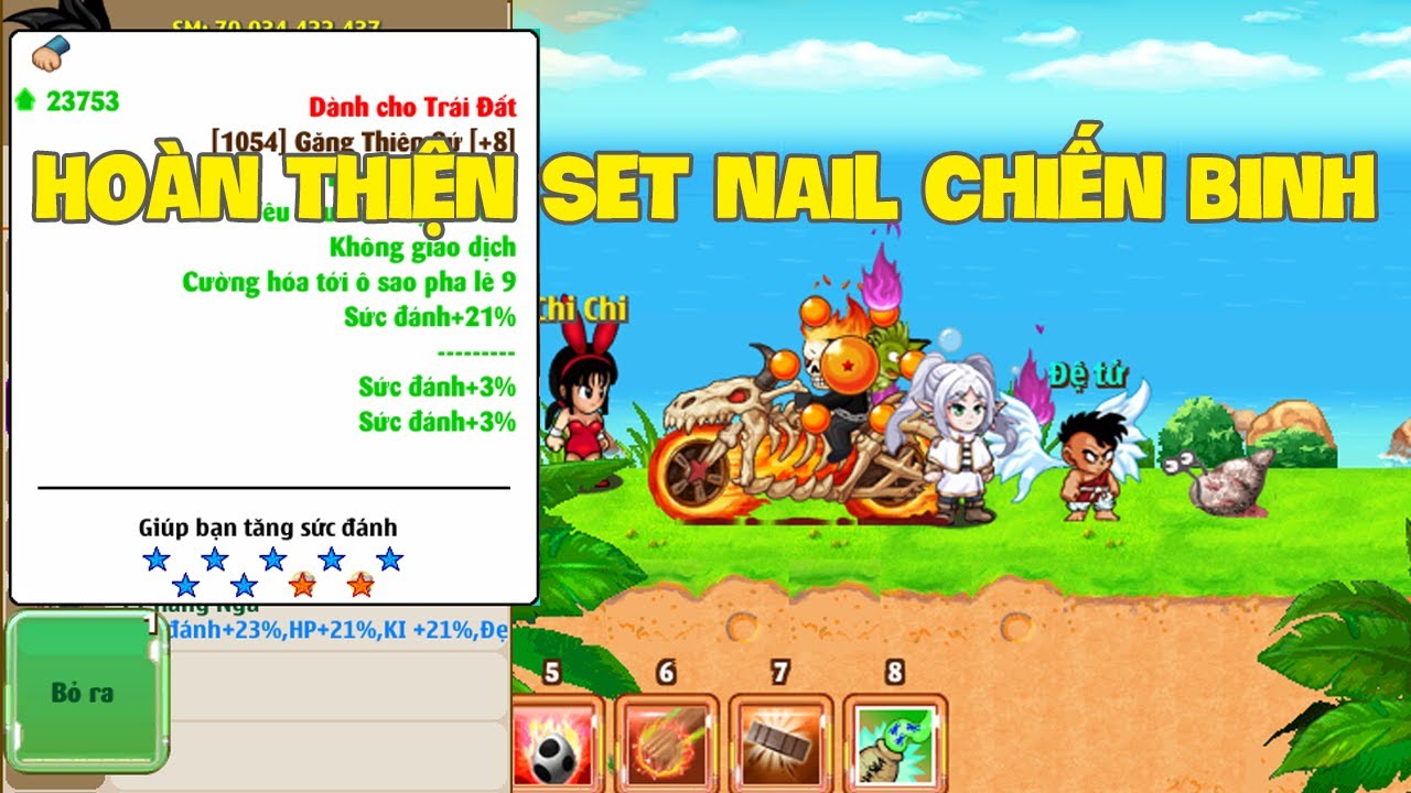 Ngọc Rồng Online - 45 Ngày Hoàn Thiện Set NAIL Chiến Binh Namec Max Game