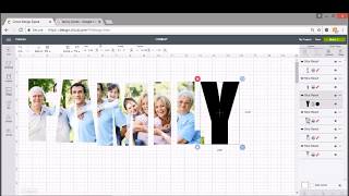 Cricut - making your photos into shapes and letters tutorial video