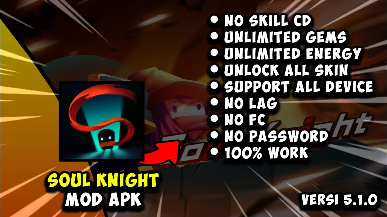 SOUL KNIGHT MOD APK [ NO PW ] || VERSI 5.1.0 - YouTube