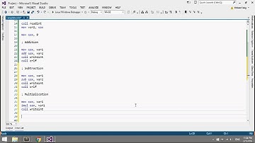 Assembly language in Urdu/Hindi 05 - Input/Output and Arithmetic operations