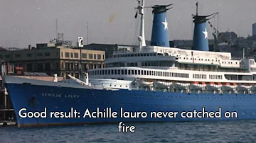 HMS Hood and Ms Achille Lauro • Good Result vs Bad Result