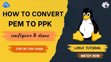 Convert pem to ppk puttygen
