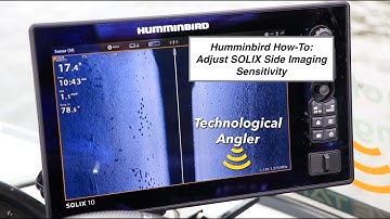 Humminbird SOLIX Quick Tip: Adjust Side Imaging Sensitivity