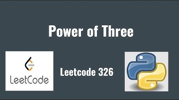 Leetcode 326: Power of Three