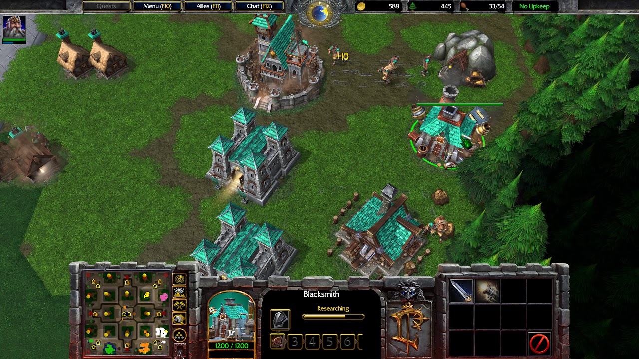 4k Warcraft III beta reforged 4v4 random human - YouTube