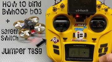 How to bind and setup safety switch on jumper T8sg
