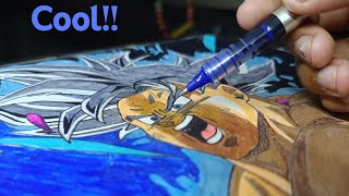 "Goku Ultra Instinct Drawing ✨ | Dragon Ball Fan Art"