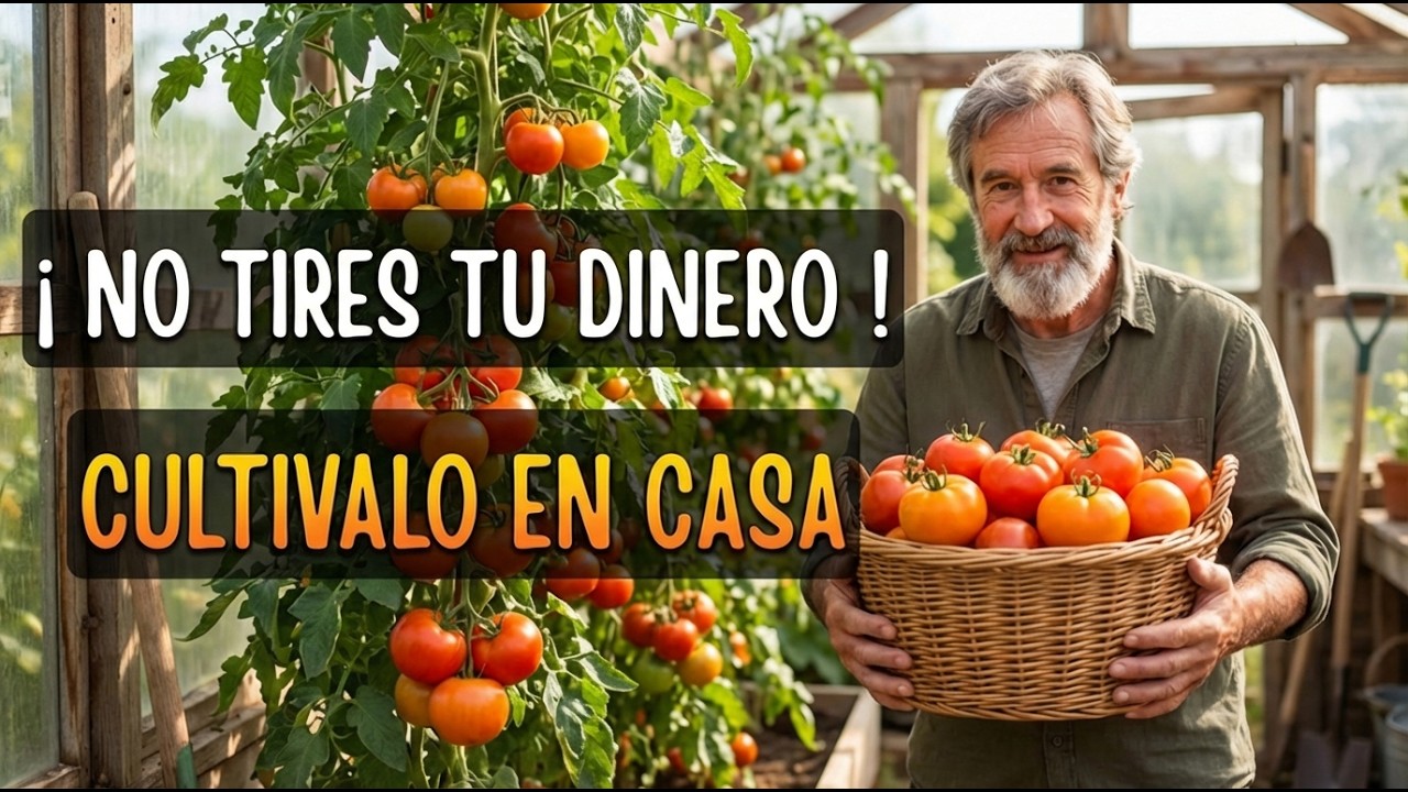 8 Cultivos que son CARÍSIMOS y puedes COSECHAR en CASA.