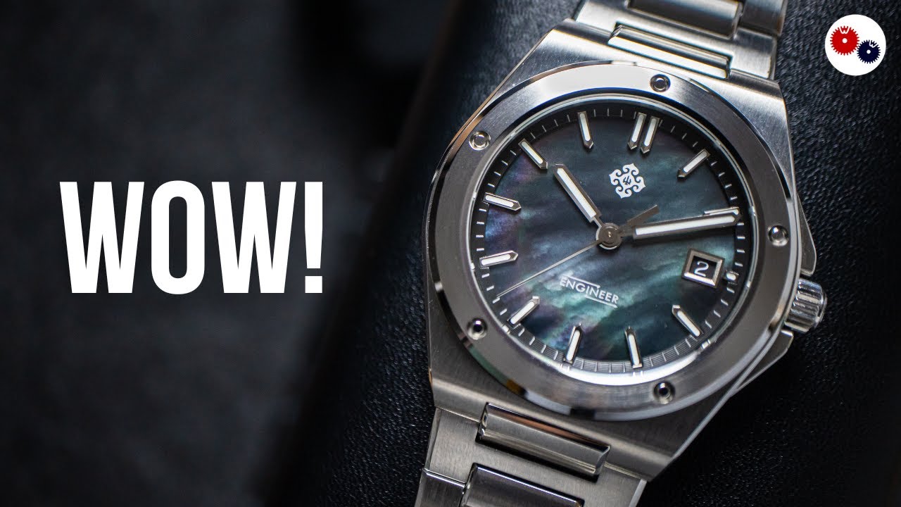 IXDAO ENGINEER ブラックMOP 自動巻 マザーオブパール The $250 Watch Too Good, Even IWC Couldn't Ignore It - YouTube