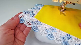 Amazing sewing tricks for finishing the edges (corners)