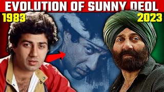 Evolution of Sunny Deol (1983-2024) • From "Betaab" to "Baap" | 40 Years Journey