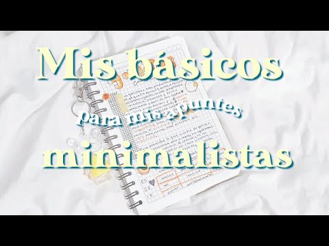 Mis básicos para mis apuntes minimalistas ?