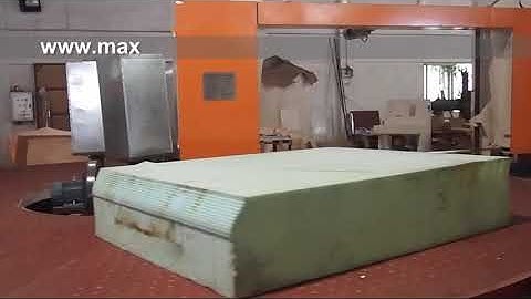 MAX-CRM Foam cutter Circle Cutting Machine Carousel cutter