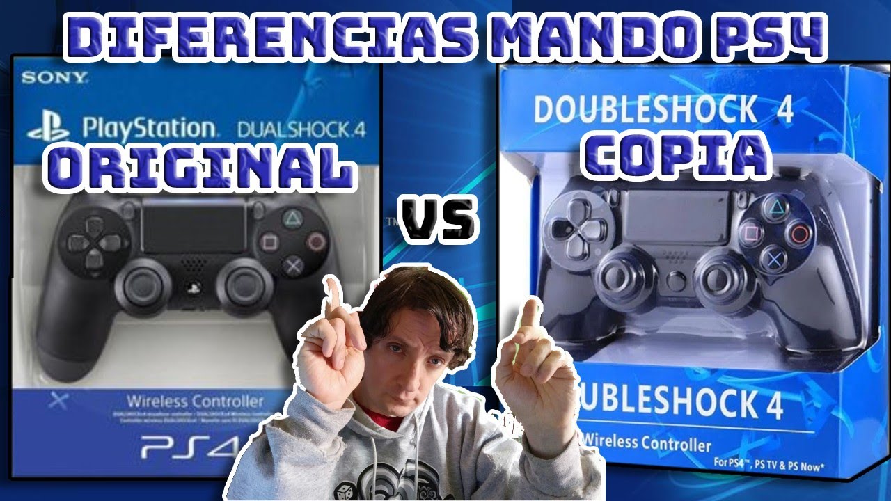 diferencias mando PS4 original VS genérico 