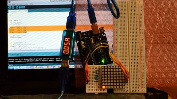 Test 8*8 LED Matrix with Arduino Uno R3