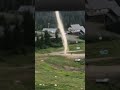 running into a tornado