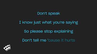 Don't speak No doubt Karaoke